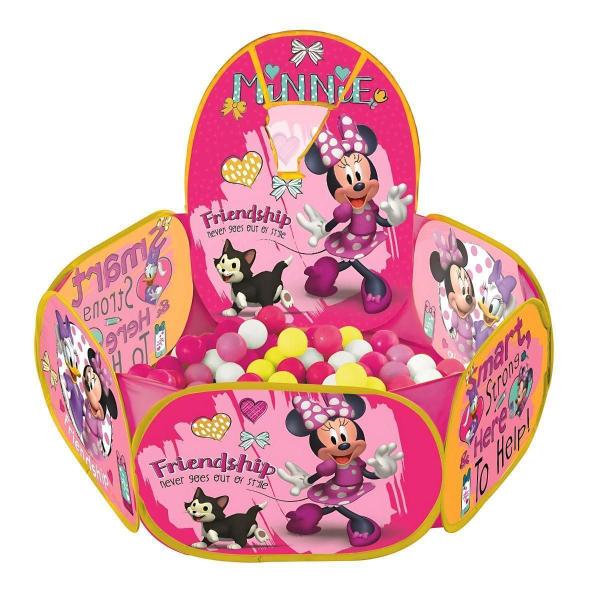 Piscina De Bolinhas Cesta Minnie Pop-Up Zippy Toys 70Cm Rosa Imagem de Piscina De Bolinhas Cesta Minnie Pop-Up Zippy Toys 70Cm Rosa