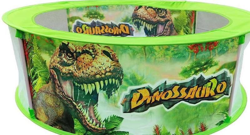 Piscina De Bolinhas Divertida Dinossauro Jurassic Dm Toys Imagem de Piscina De Bolinhas Divertida Dinossauro Jurassic Dm Toys
