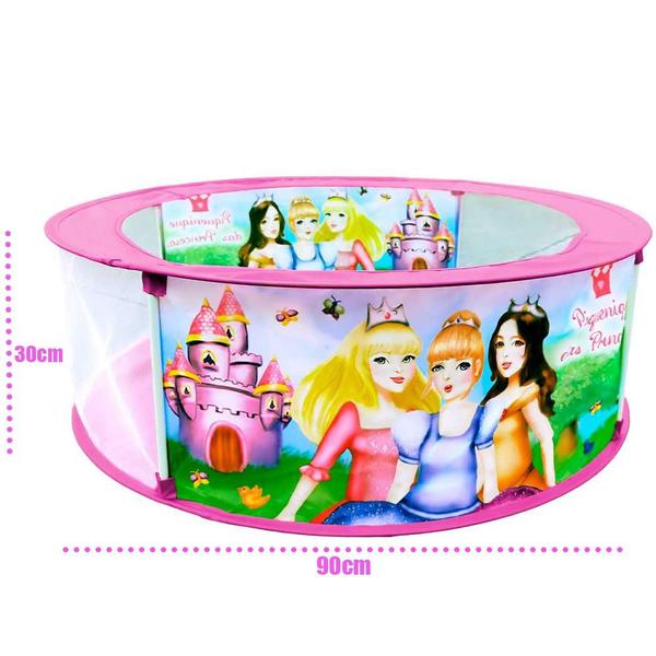 Imagem de Piscina de Bolinhas Divertida Piquenique das Princesas DM Toys 3+