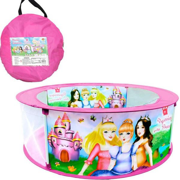 Piscina de Bolinhas Divertida Piquenique das Princesas DM Toys 3+ Imagem de Piscina de Bolinhas Divertida Piquenique das Princesas DM Toys 3+