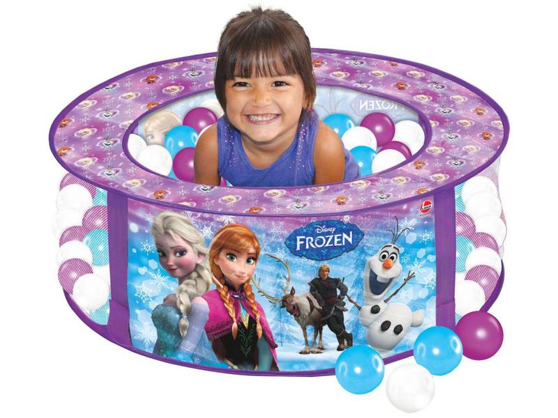 Piscina de Bolinhas Frozen Disney Lider Brinquedos - 2286 Imagem de Piscina de Bolinhas Frozen Disney Lider Brinquedos - 2286
