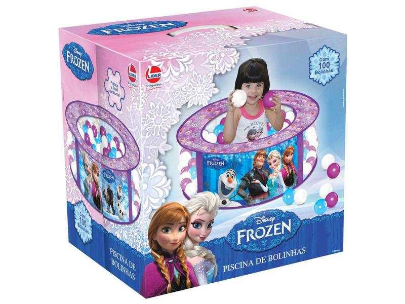 Piscina de Bolinhas Frozen Disney Lider Brinquedos - 2286 Imagem de Piscina de Bolinhas Frozen Disney Lider Brinquedos - 2286