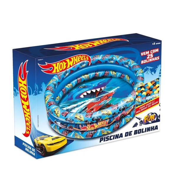 Imagem de Piscina de Bolinhas Hot Wheels com 25 Bolinhas - Fun F0000-4