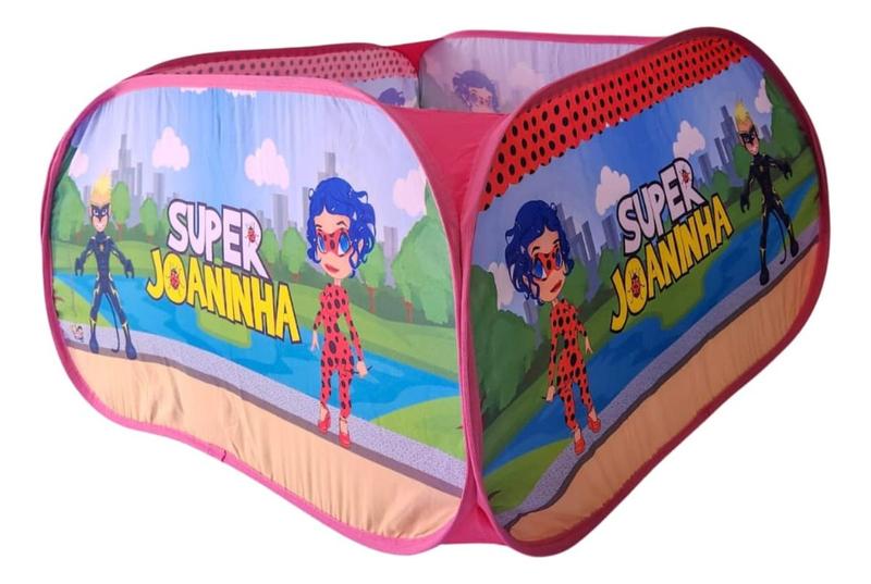 Piscina De Bolinhas Infantil Com 40 Bolinhas Super Joaninha - Fabrincando Ideias Inovadoras Imagem de Piscina De Bolinhas Infantil Com 40 Bolinhas Super Joaninha