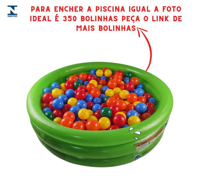 Imagem de Piscina de Bolinhas Infantil Inflável 100 Litros Colorida + 50 Bolinhas