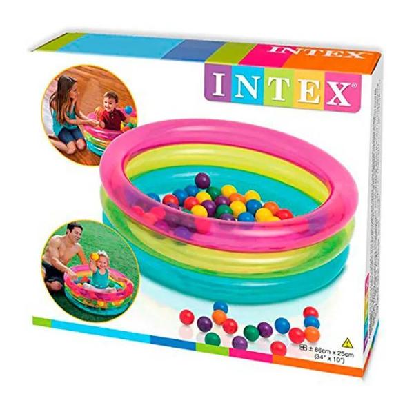 Imagem de Piscina de Bolinhas Inflável MultiColor Intex