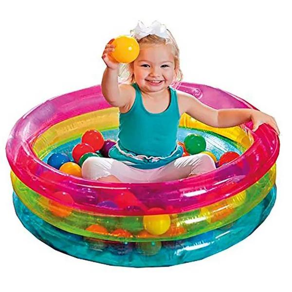 Piscina de Bolinhas Inflável MultiColor Intex Imagem de Piscina de Bolinhas Inflável MultiColor Intex