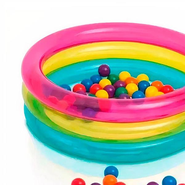 Imagem de Piscina de Bolinhas Multi-Coloridas 86CM X 25CM 48674 INTEX