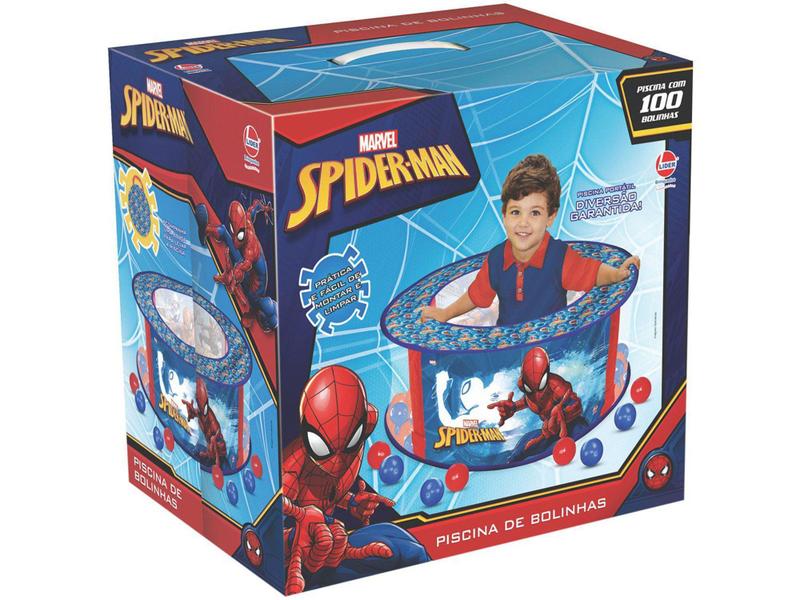 Imagem de Piscina de Bolinhas Spiderman - Lider Brinquedos