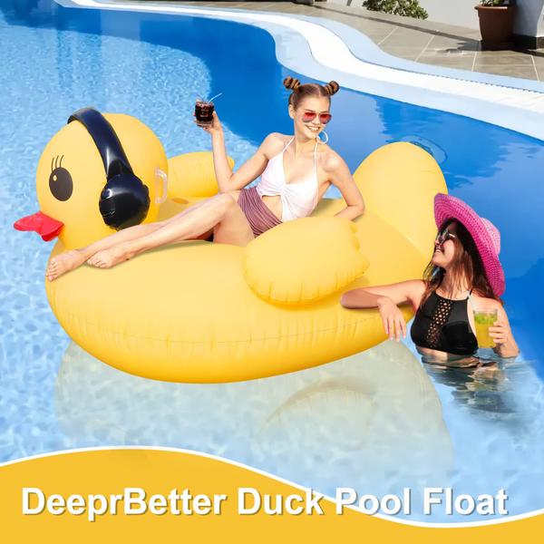 Imagem de Piscina de patos inflável Float DeepRBetter com luzes para adultos