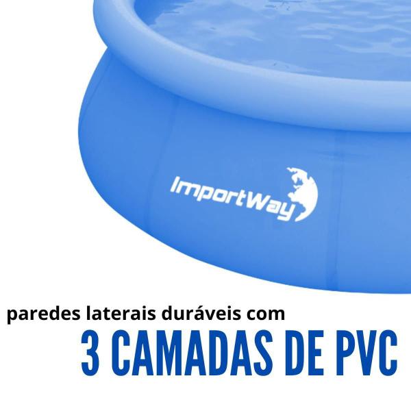 Imagem de Piscina Desmontável Borda Inflável 1000L