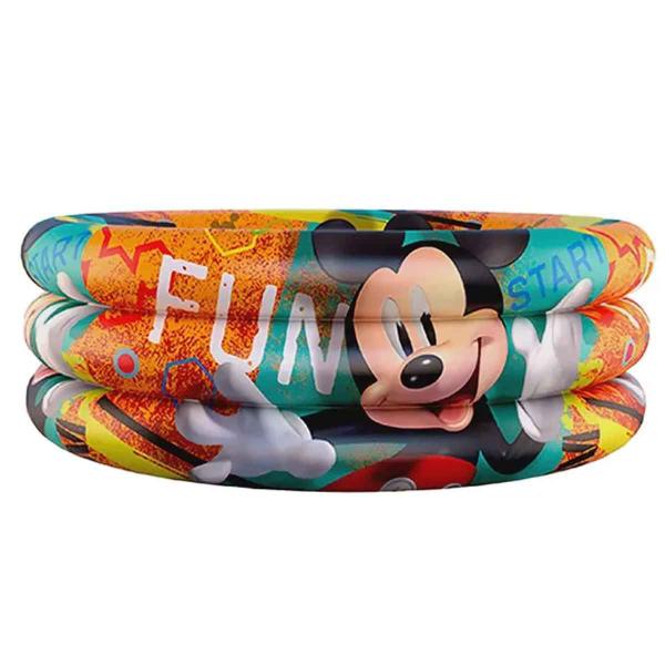 Imagem de Piscina Do Mickey Inflável Infantil 100 Litros Original Disney Etitoys Para Água Ou Bolinhas