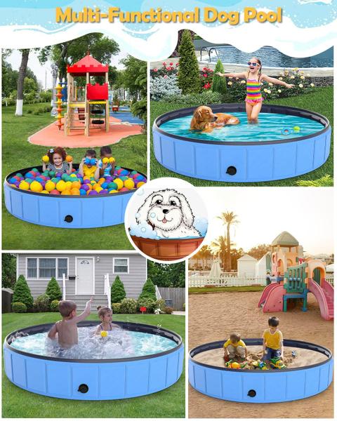 Piscina dobrável para cães Instraella Extra Large 97x40cm para cães grandes Imagem de Piscina dobrável para cães Instraella Extra Large 97x40cm para cães grandes