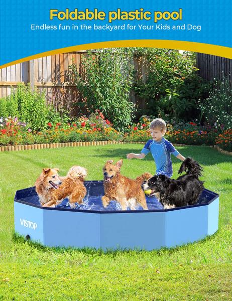 Imagem de Piscina dobrável para cães VISTOP Extra Large XXL para cães e crianças