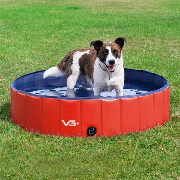 Imagem de Piscina Dobrável Para Pets Cachorro 120 Cm X 30 Cm Vg+