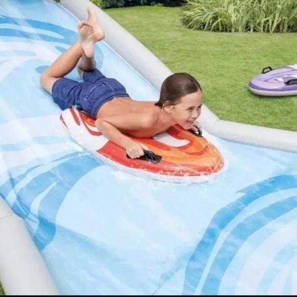 Imagem de Piscina Escorregador Playground Inflável Tubarão Intex 57159