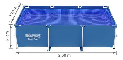 Imagem de Piscina Estruturada Aço E Pvc 2.300 L 170x259x61cm - Bestway