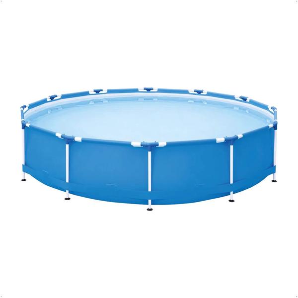 Imagem de Piscina Estruturada PVC 7.000 Litros Cor Azul Com Kit Reparo MOR 001046