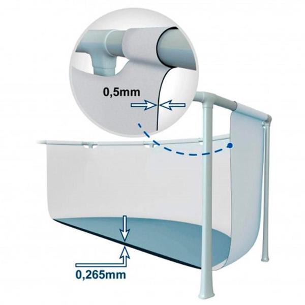 Imagem de Piscina Estrutural 4.485L Prism Bomba Filtrante 110V Intex