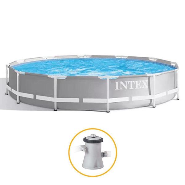 Imagem de Piscina Estrutural 4.485L Prism Bomba Filtrante 220V Intex