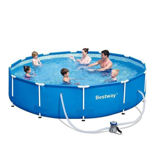 Imagem de Piscina Estrutural 6.473 Litros com Bomba Filtro Bestway