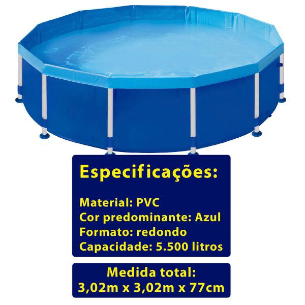 Imagem de Piscina Estrutural Mor Circular 5500L