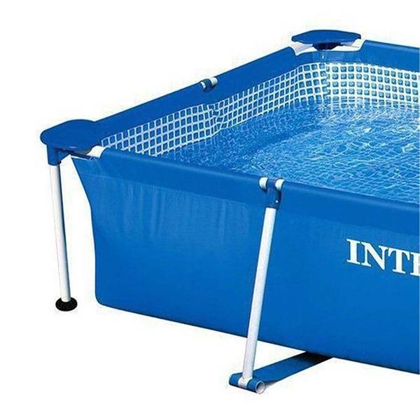 Imagem de Piscina Estrutural Retangular 3.834 Litros Pvc Armação + Capa Intex