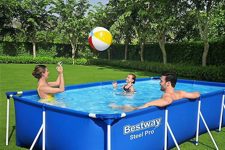 Imagem de Piscina Estrutural Retangular 5.700L Bestway