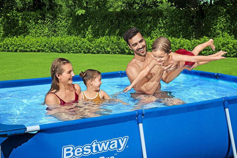 Imagem de Piscina Estrutural Retangular Azul 2300L Bestway