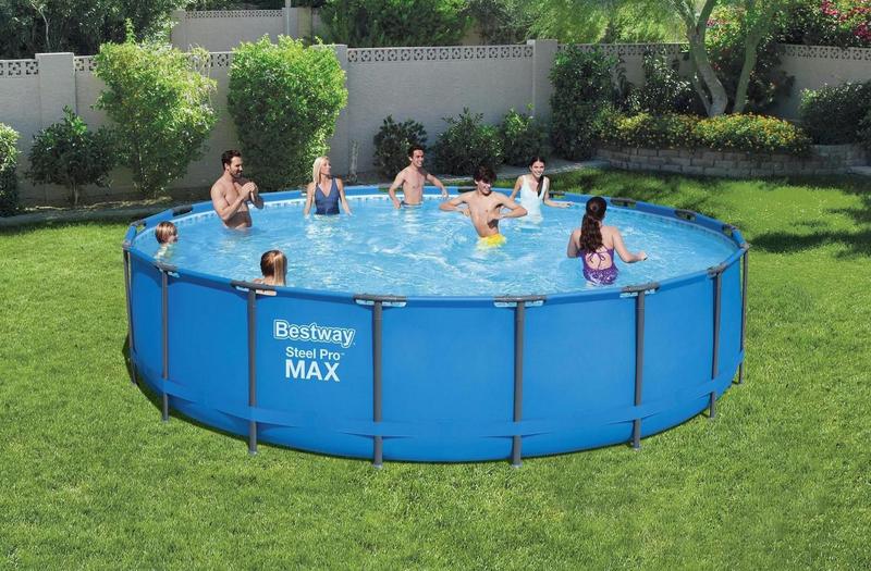 Imagem de Piscina Estrutural Steel Pro Max com Filtro e Acessórios 23062L 220V Azul