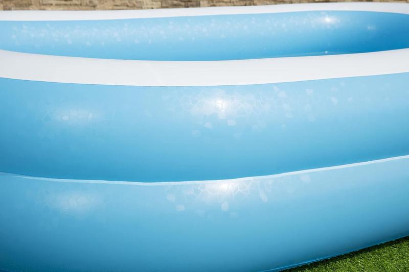 Imagem de Piscina familiar inflável Bestway H2OGO! Retangular azul 2,62 m