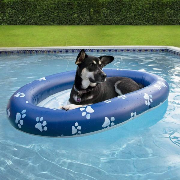 Imagem de Piscina flutuante inflável para animais de estimação Candy PAW grande até 45 kg