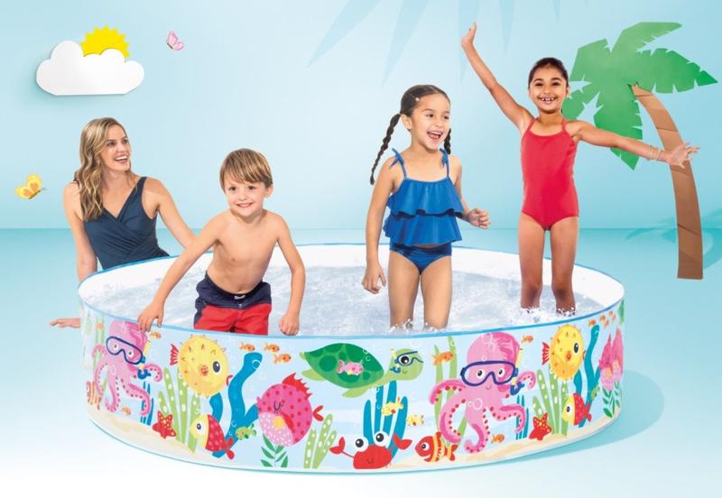 Imagem de Piscina Infantil 1000 L Ocean Play Intex - 56452 NP Snapset Snap Set