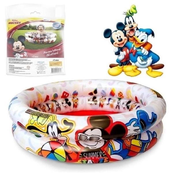 Imagem de Piscina Infantil 37 Litros 65x17cm Turma Do Mickey - Etitoys