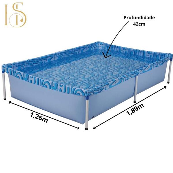 Imagem de Piscina Infantil De 1000l Pvc Lazer Criança Verao Mor Envio 24h