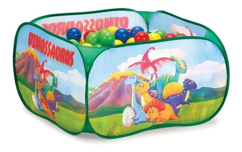 Piscina Infantil Grande Quadrada Com Bolinhas Dinossauros - Fabrincando Idéias Imagem de Piscina Infantil Grande Quadrada Com Bolinhas Dinossauros
