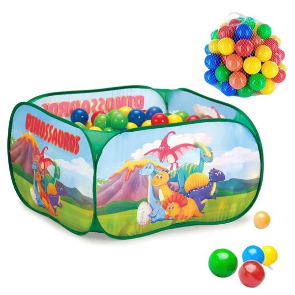 Piscina Infantil Grande Quadrada Com Bolinhas Dinossauros - Fabrincando Idéias Imagem de Piscina Infantil Grande Quadrada Com Bolinhas Dinossauros