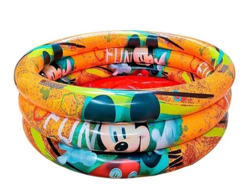 Piscina Infantil Inflável 100 Litros mickey + 50 Bolinhas - Etitoys Imagem de Piscina Infantil Inflável 100 Litros mickey + 50 Bolinhas