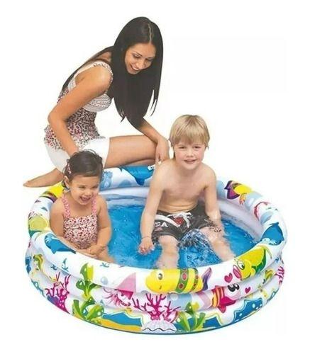 Imagem de Piscina Infantil Inflável 180 Litros Colorida + 100 Bolinhas