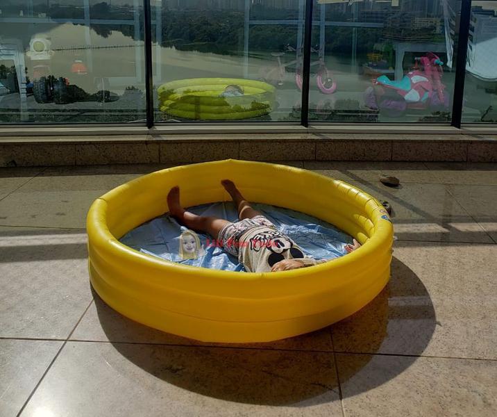 Imagem de Piscina Infantil Inflável 190L 122cmX25cm Verão Férias Kids