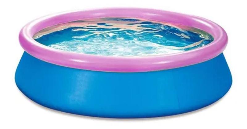 Imagem de Piscina Infantil Inflável 401 L Summer Waves Borda Rosa