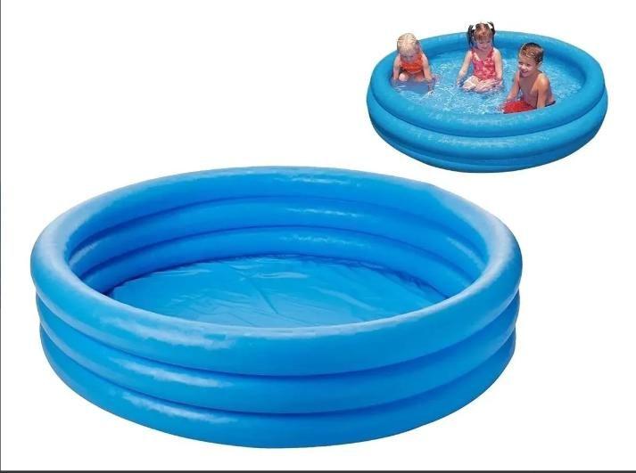 Imagem de Piscina Infantil Inflável Cristal Azul 330 Litros Intex 58426