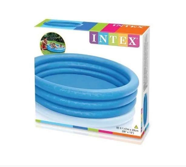 Imagem de Piscina Infantil Inflável Cristal Azul 330 Litros Intex 58426