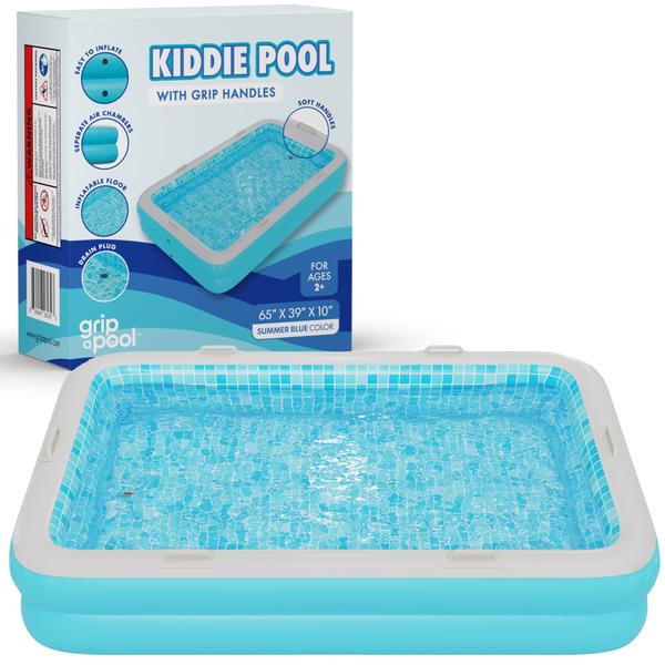 Imagem de Piscina infantil inflável GRIP A POOL 200x100x25cm com alças