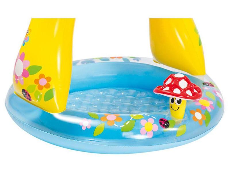 Imagem de Piscina Infantil Inflável Intex - 45L Redonda Cogumelo Divertido