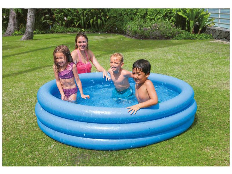 Imagem de Piscina Infantil Inflável Intex 481L - Redonda Azul Cristal