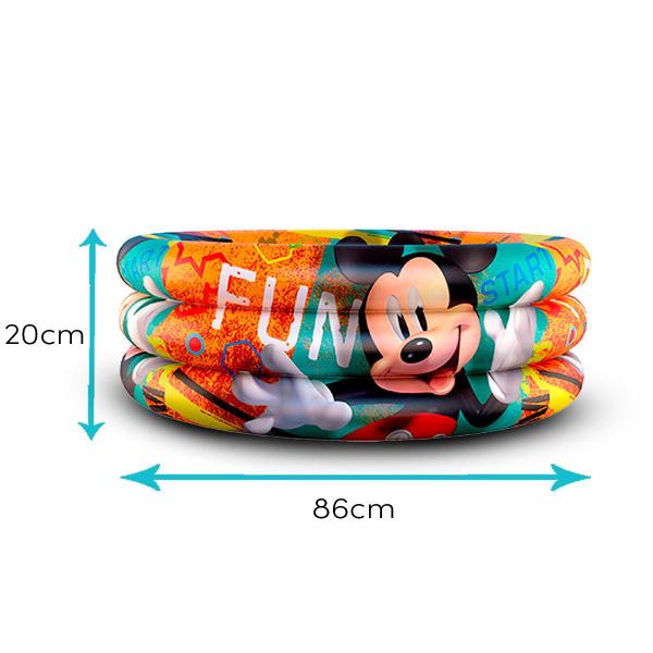 Piscina Infantil Inflável Mickey 100 litros + 50 Bolinhas - Brinquedos de Montar Imagem de Piscina Infantil Inflável Mickey 100 litros + 50 Bolinhas