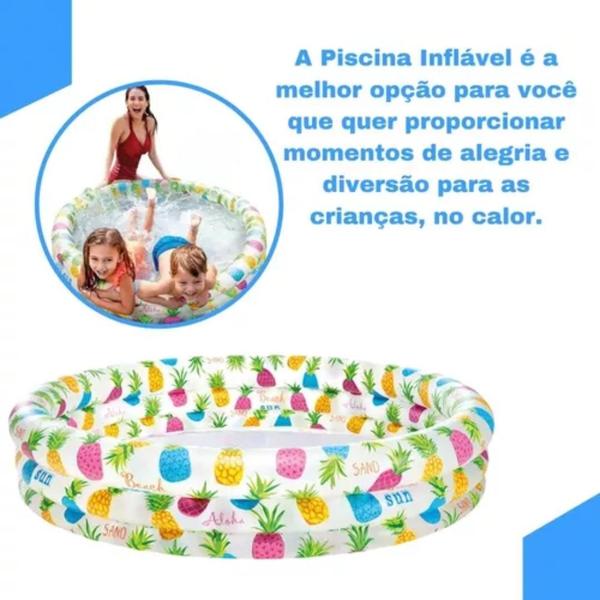 Imagem de Piscina Infantil Inflável Para Praia/Piscina Bebê Vinil 248L