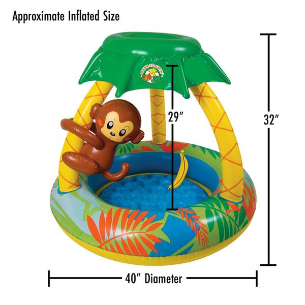 Imagem de Piscina infantil inflável Poolmaster Learn-to-Swim Go Bananas