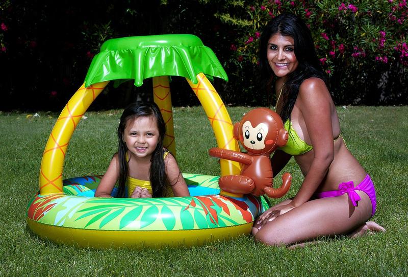 Imagem de Piscina infantil inflável Poolmaster Learn-to-Swim Go Bananas